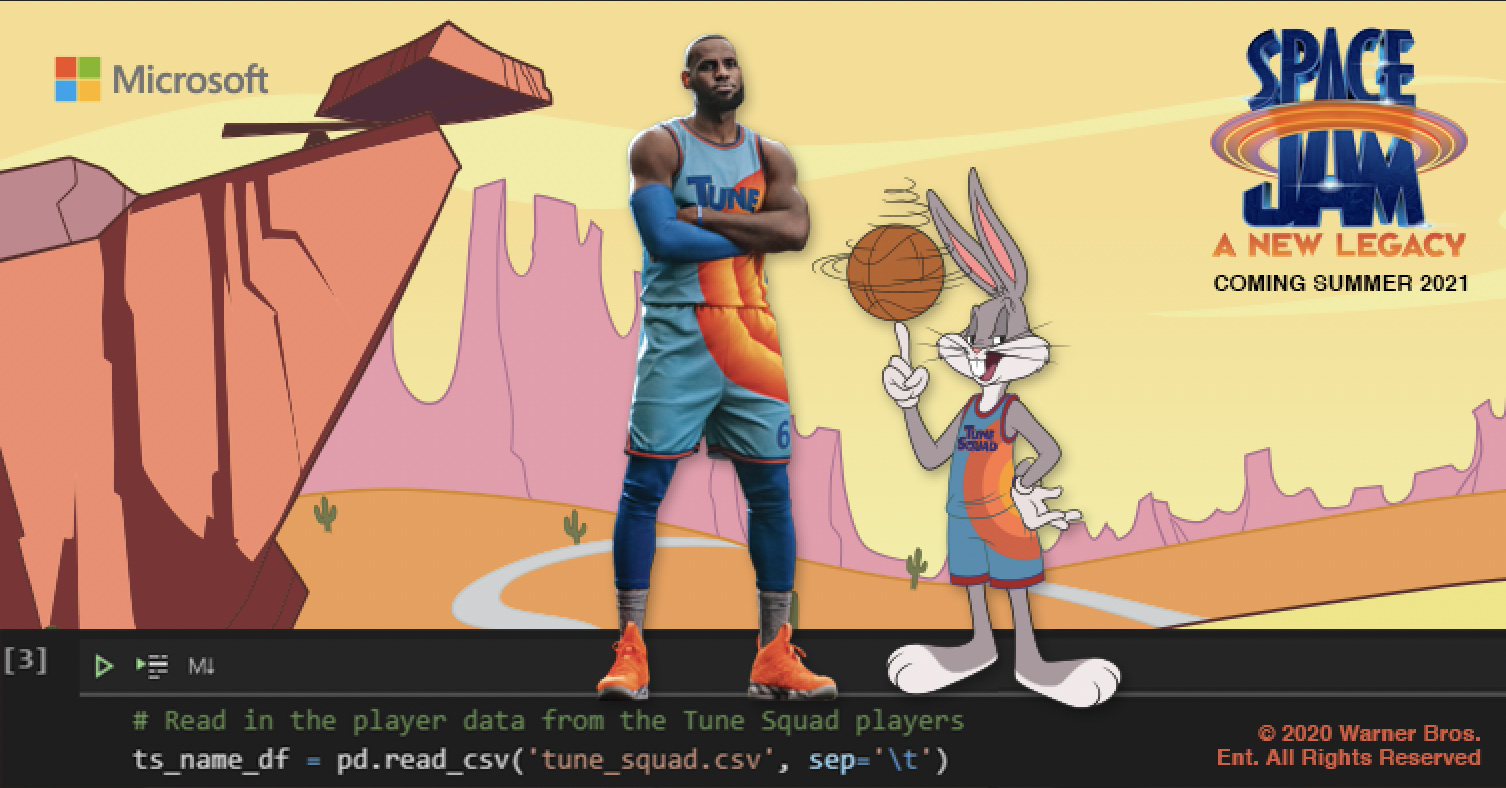 LeBron James Space Jam poster