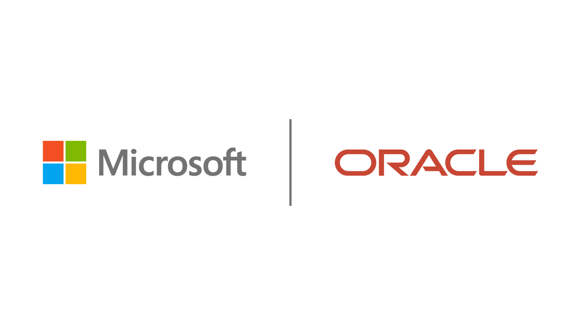 Microsoft and Oracle logos