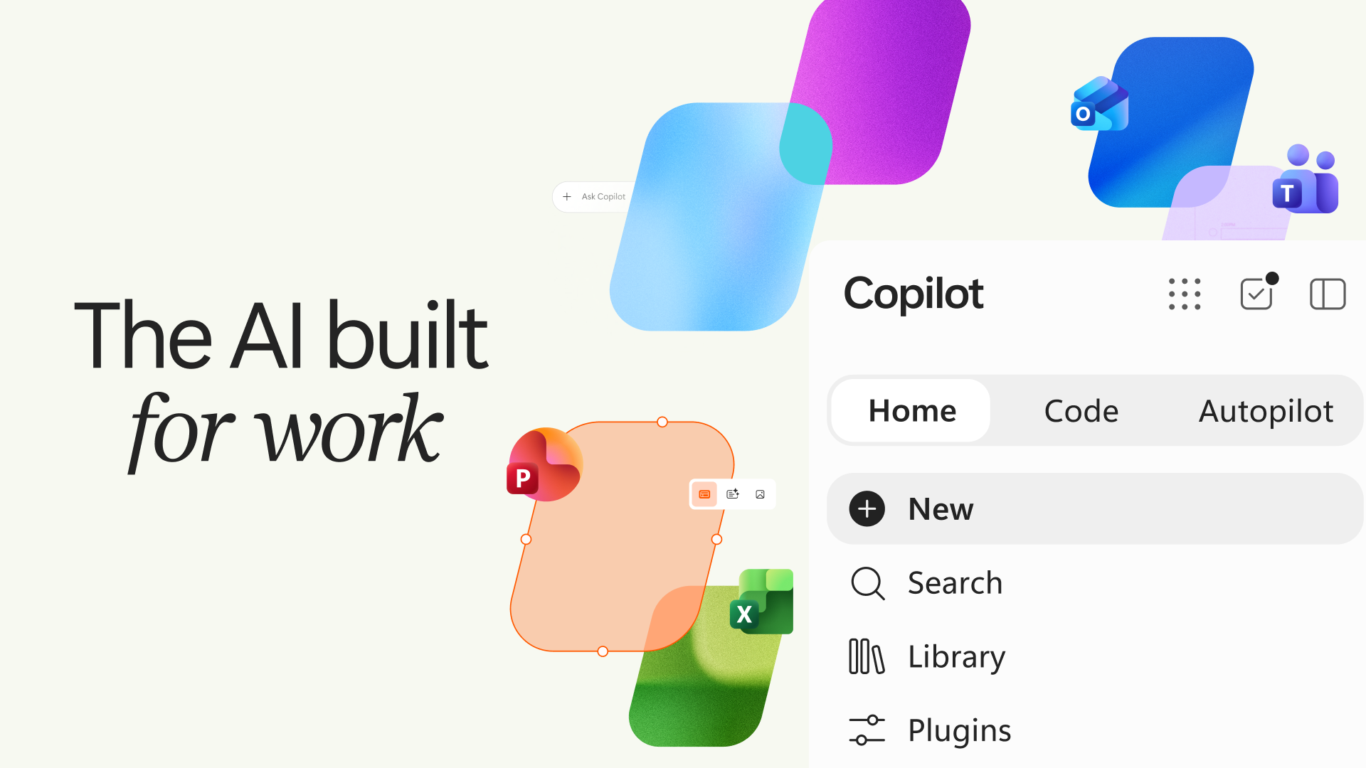 Microsoft Copilot Home, Code and Autopilot