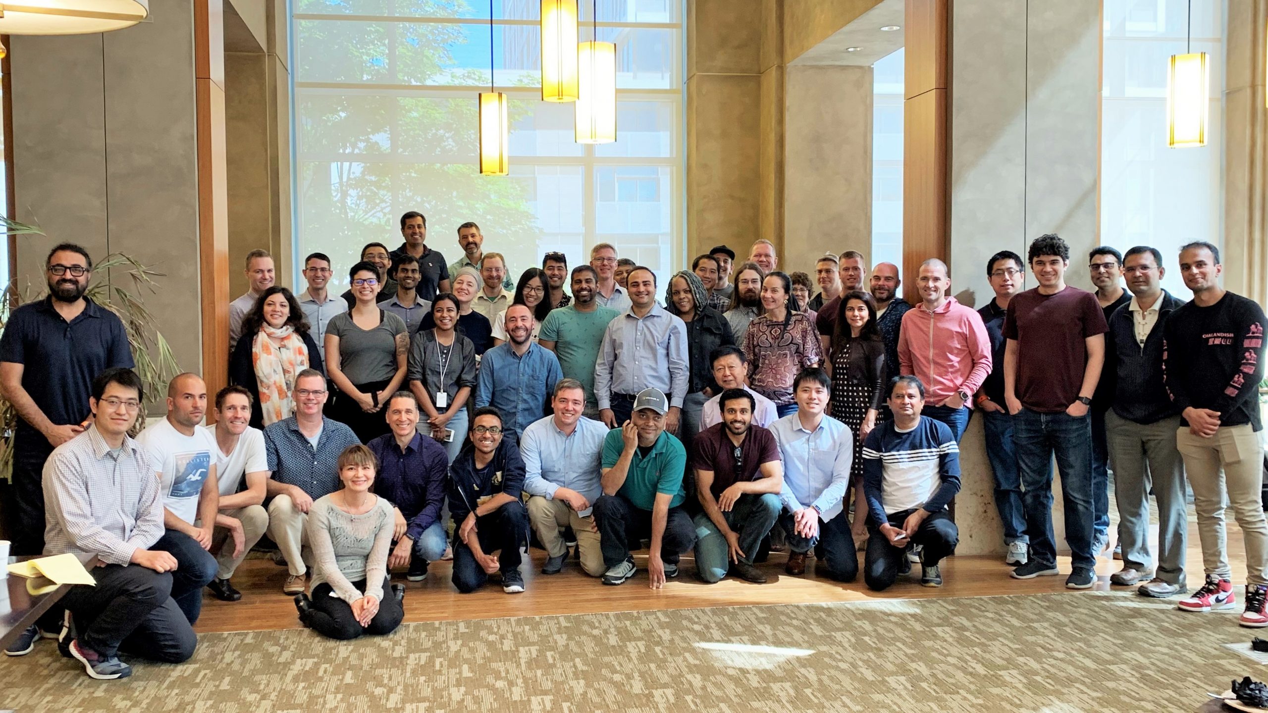 Our Bay Area Autonomous Systems team together with their Redmond counterparts at Hackathon 2019
