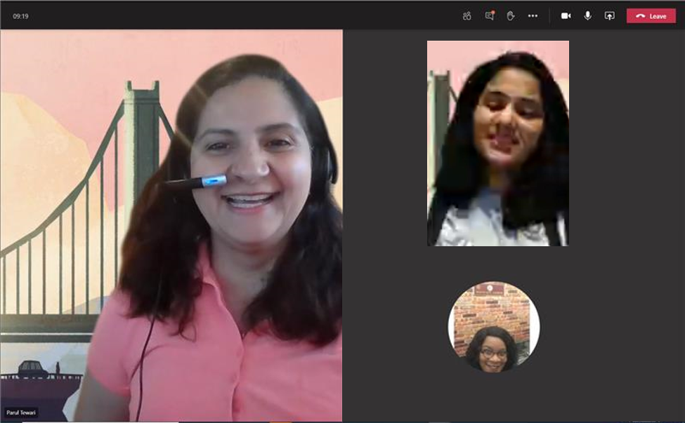 Parul Tewari and team