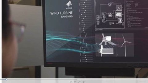 Image of a computer screen with a Matlab demo