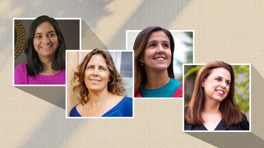 From left to right: Kriti Sharma, Denise Hardesty, Alice Piterova and Hadas Bitran