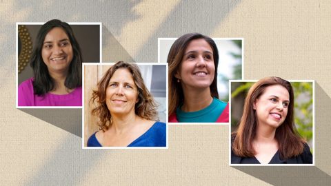 From left to right: Kriti Sharma, Denise Hardesty, Alice Piterova and Hadas Bitran