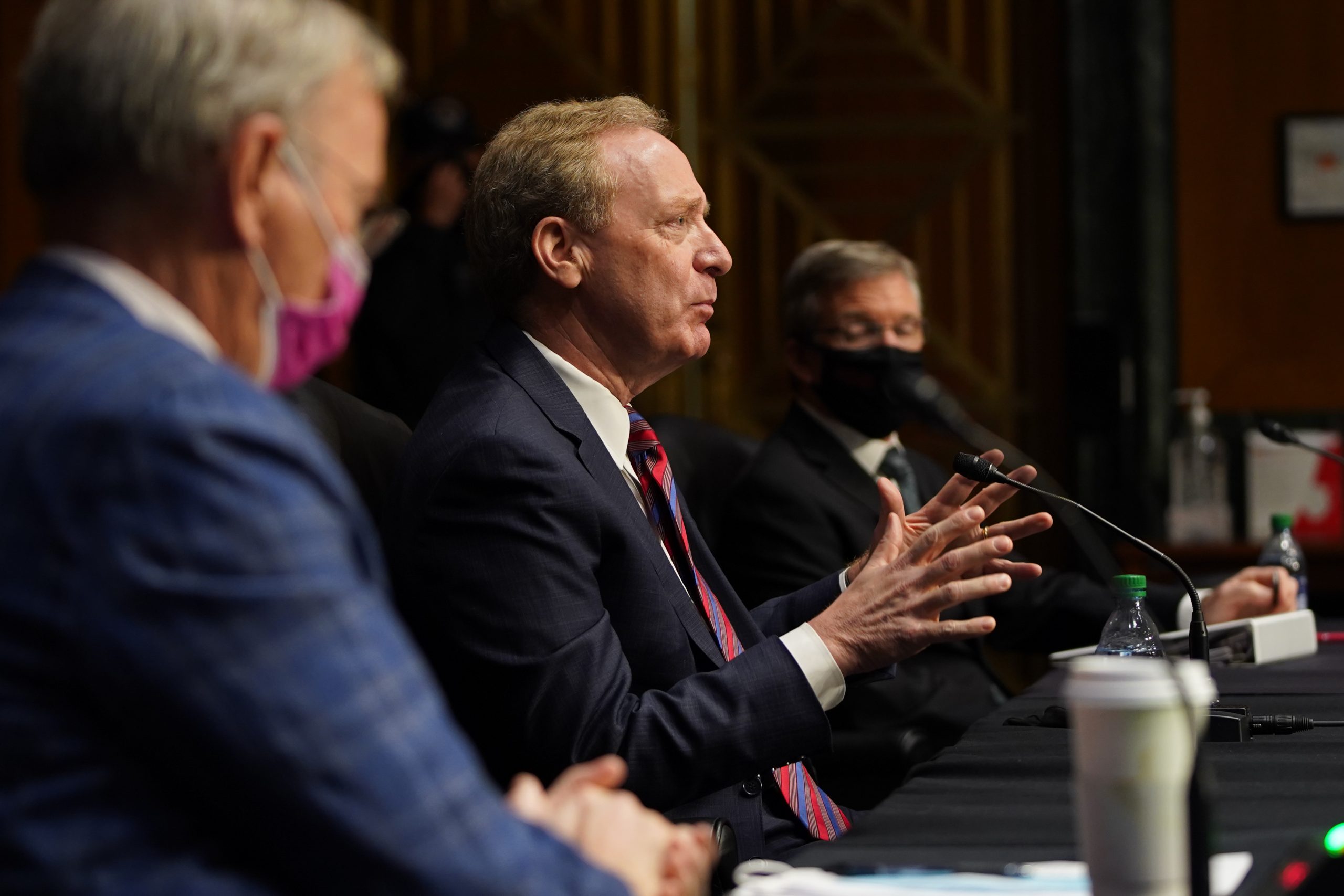 Image of Brad Smith before the Senate