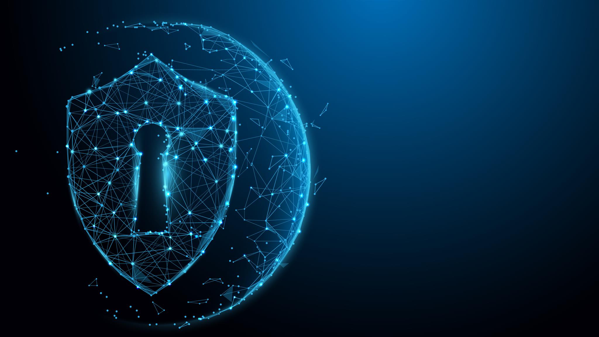 Graphic representation of a lock