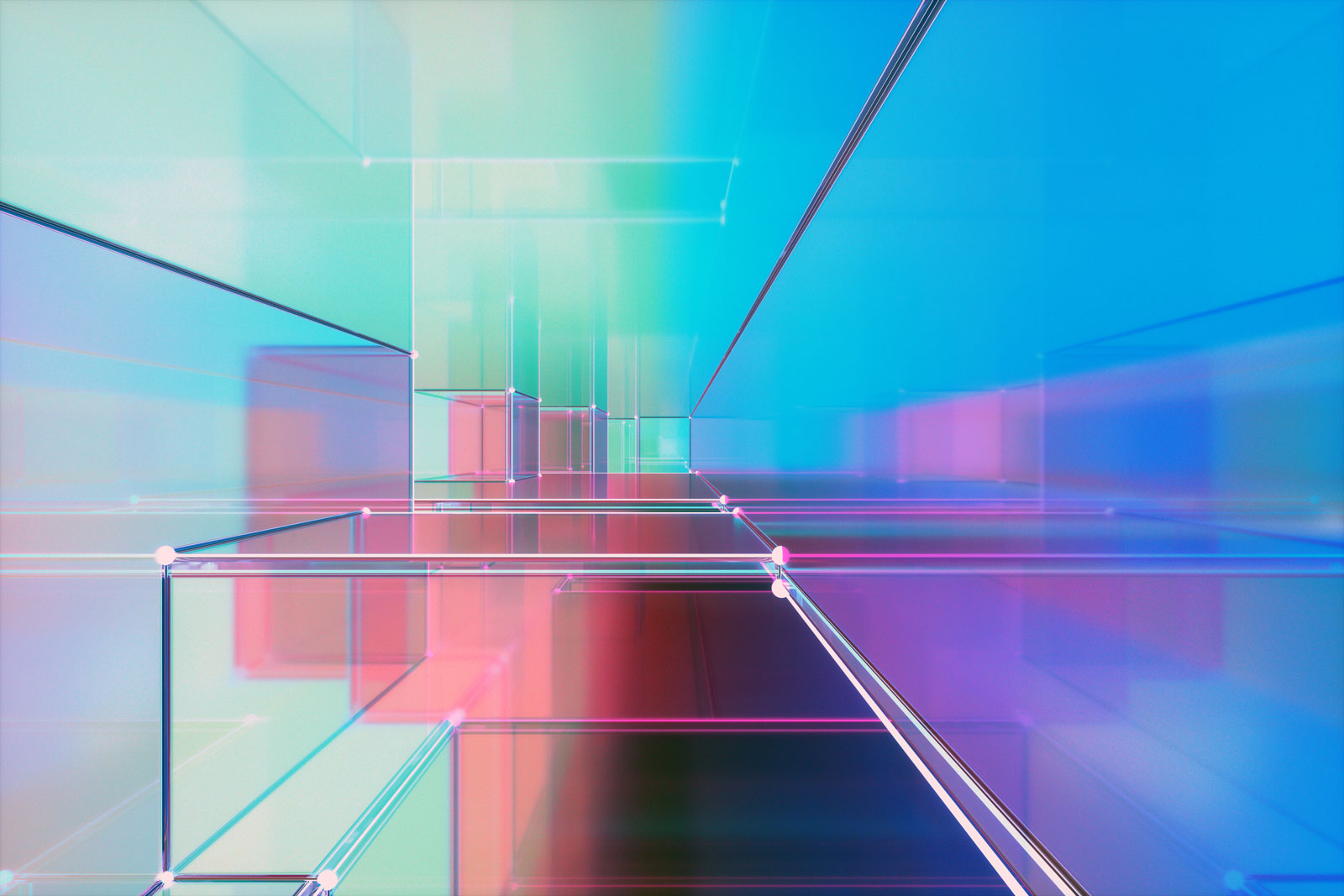 abstract geometric shapes and colors